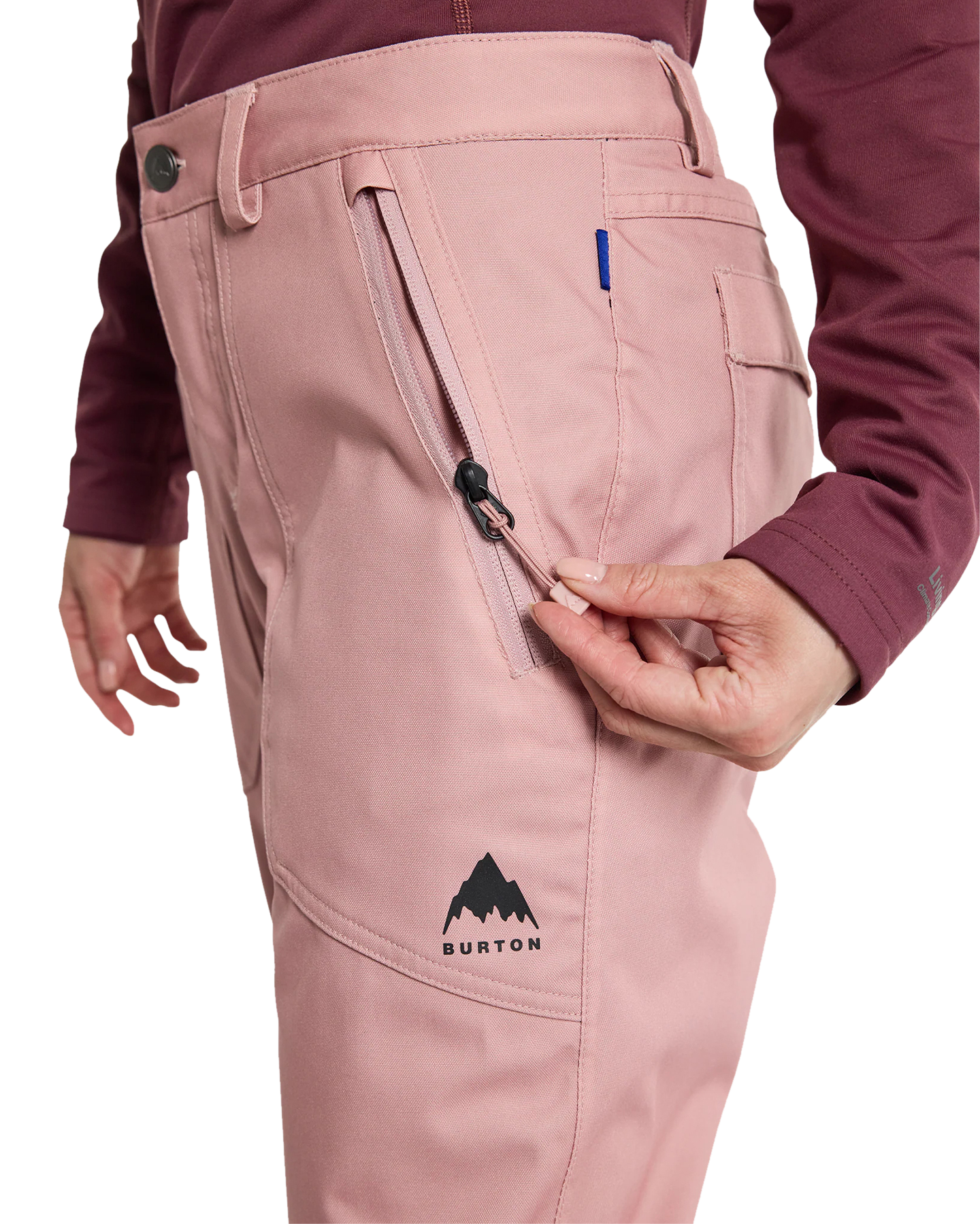 Burton Women's Vida Stretch 2L Snow Pants - Blush Pink Ombre Snow Pants - Trojan Wake Ski Snow