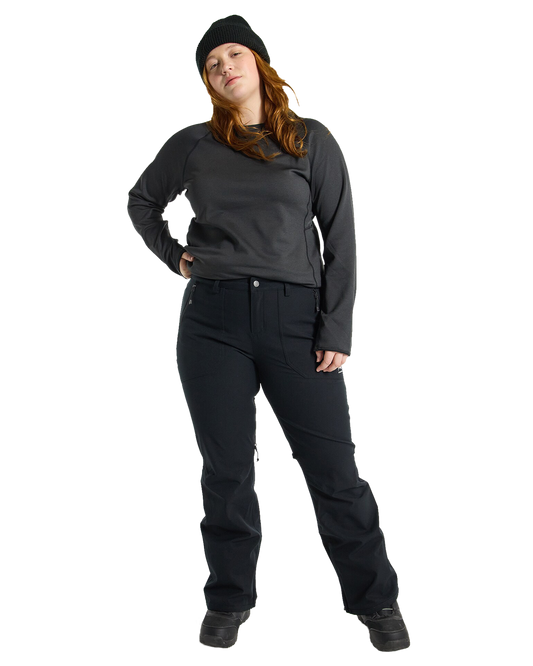 Burton Women's Vida Stretch 2L Snow Pants - True Black Snow Pants - Trojan Wake Ski Snow