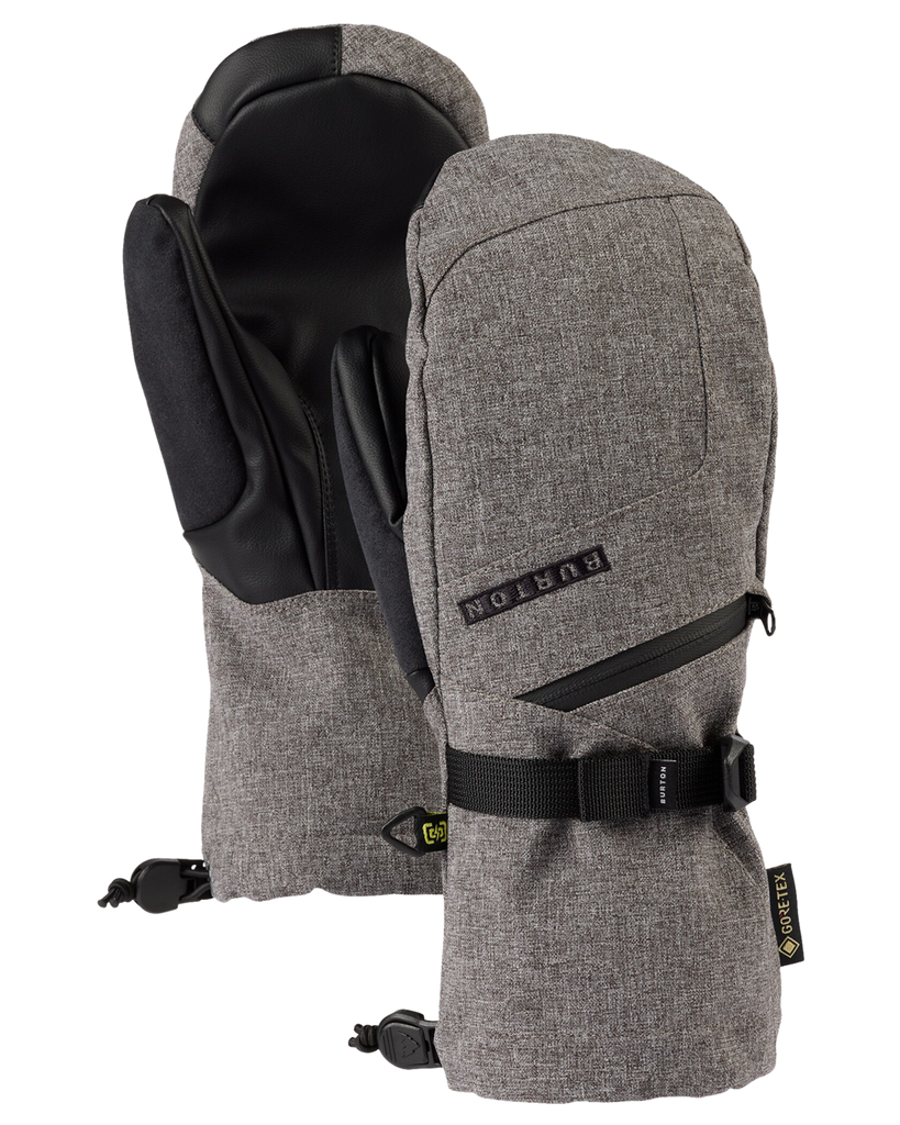 Burton Women s Warmest Gore Tex Snow Mittens Gray Heather Shop