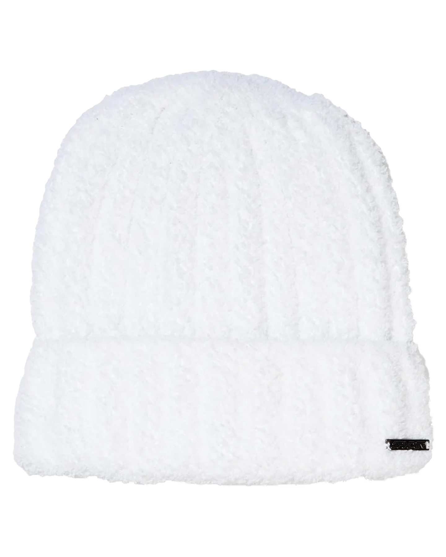 Spyder Cloud Knit Hat - White Hats - SnowSkiersWarehouse