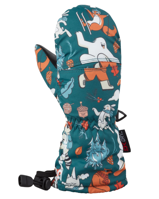 Dakine Toddlers Scrambler Snow Mitts Kids' Snow Mittens - Trojan Wake Ski Snow