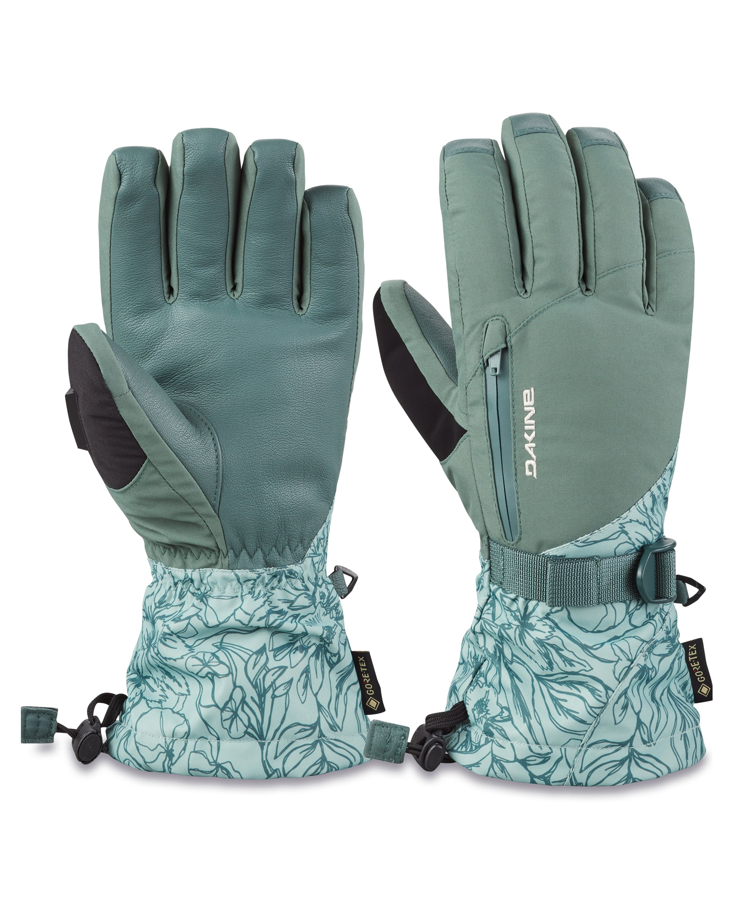 Dakine Women's Leather Sequoia Gore-Tex Glove Women's Snow Gloves & Mittens - SnowSkiersWarehouse