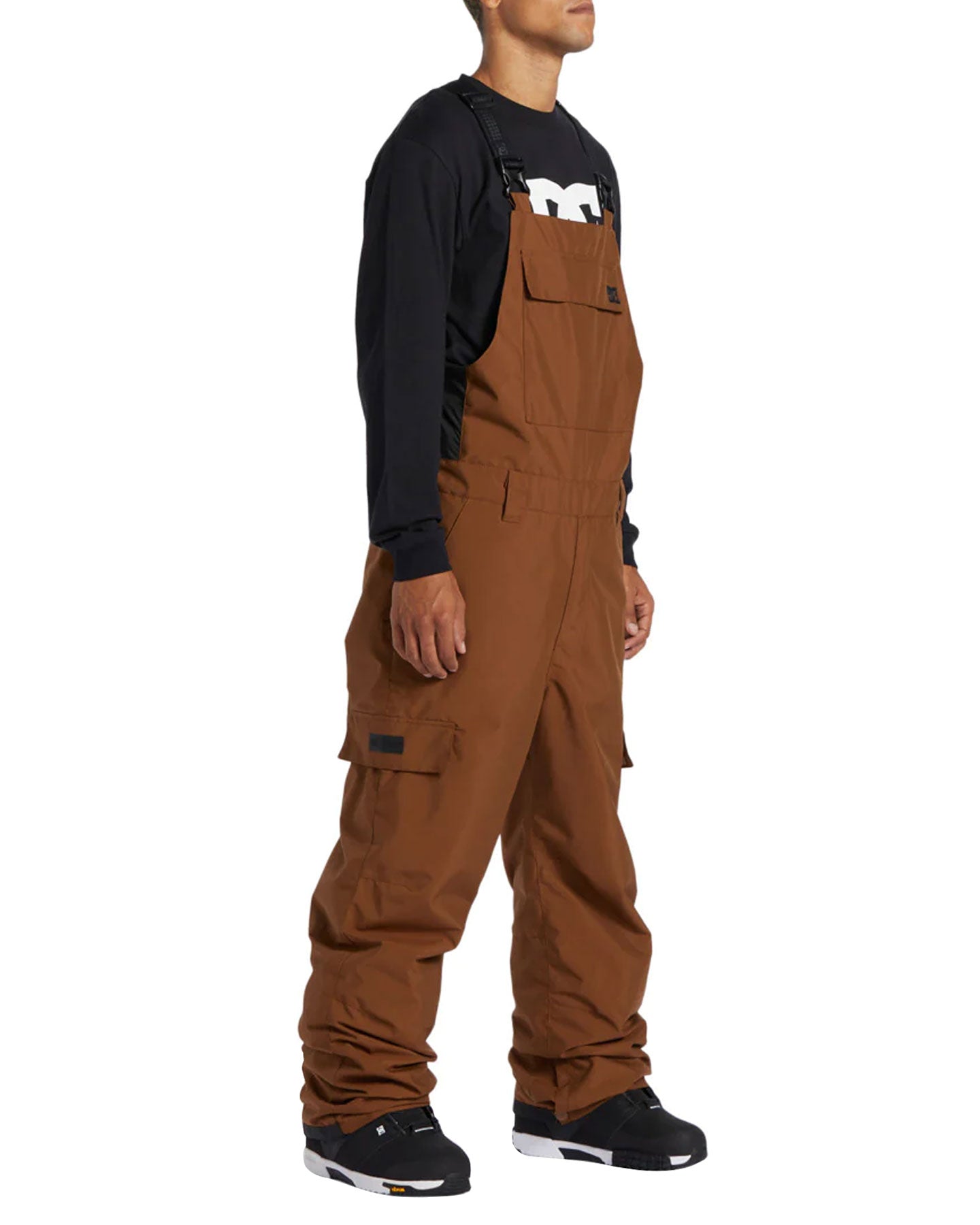 DC Docile Technical Snow Bib Pants - Bison Snow Bibs - Trojan Wake Ski Snow