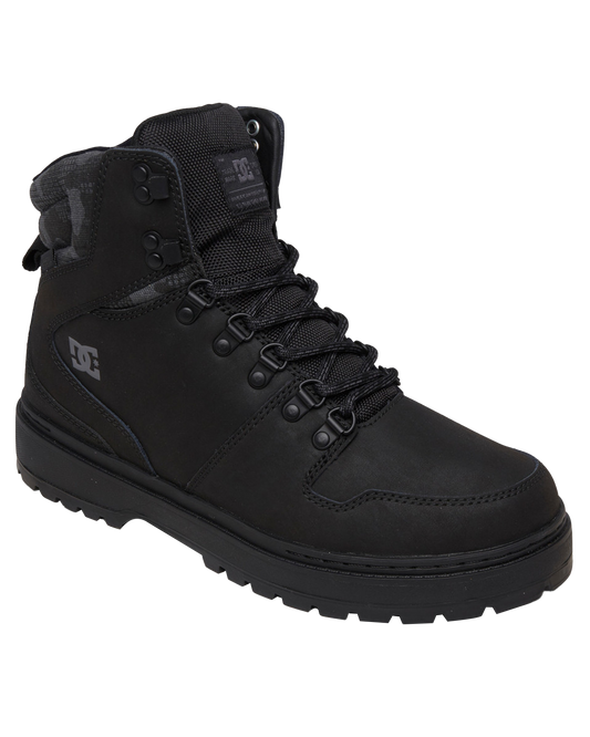 DC Men's Peary Tr Boots - Black/Camo Apres Boots - Trojan Wake Ski Snow