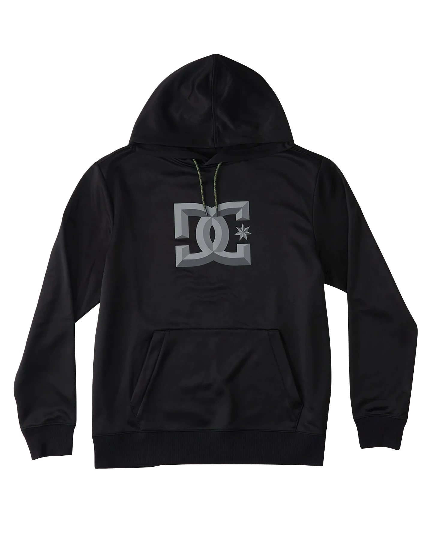 DC Men's Snowstar Technical Fleece - Black Hoodies & Sweatshirts - Trojan Wake Ski Snow