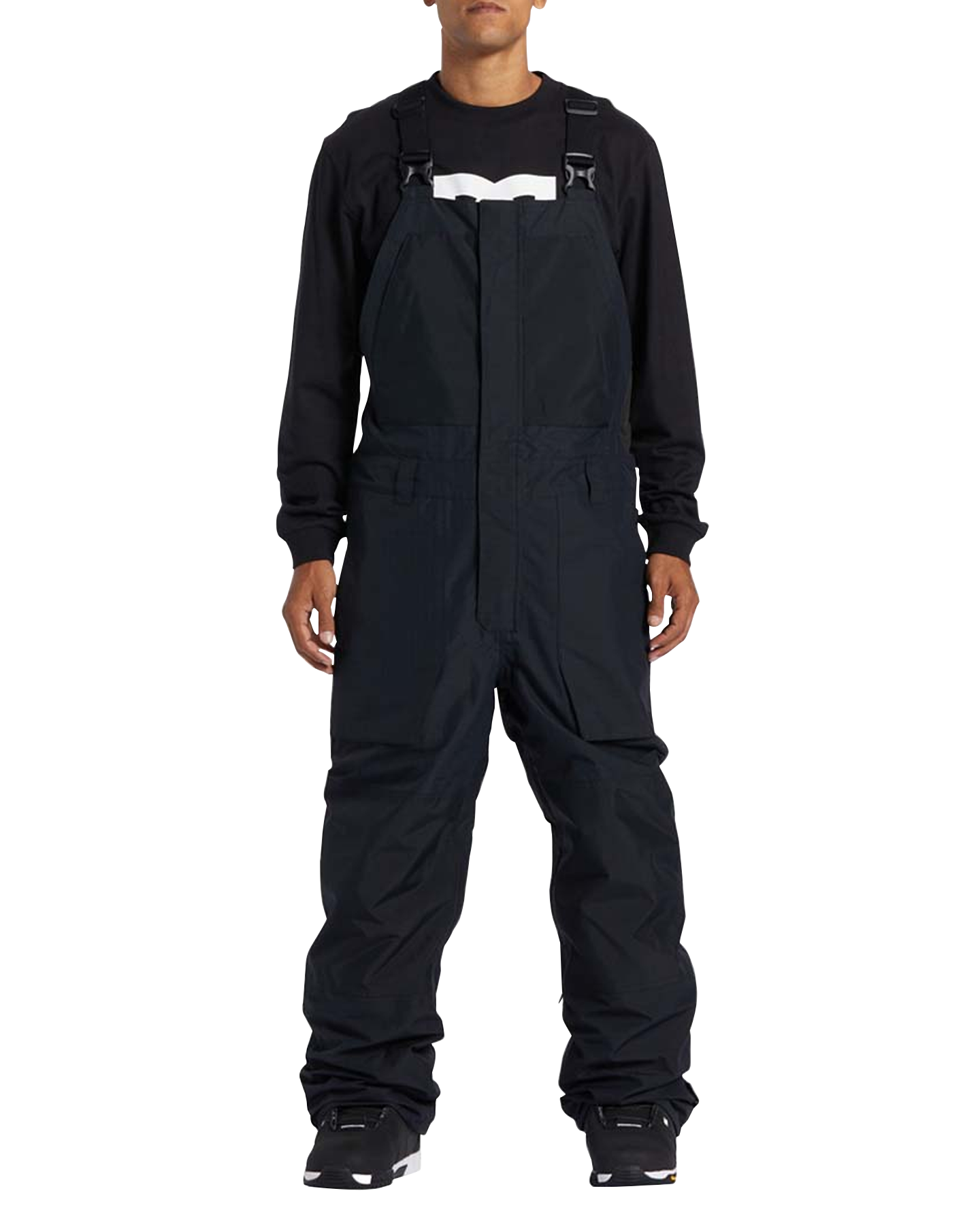 DC Shadow Technical Snow Bib Pants - Black Men's Snow Bibs - Trojan Wake Ski Snow