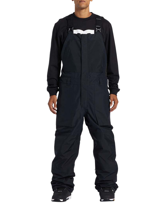 DC Shadow Technical Snow Bib Pants - Black Men's Snow Bibs - Trojan Wake Ski Snow