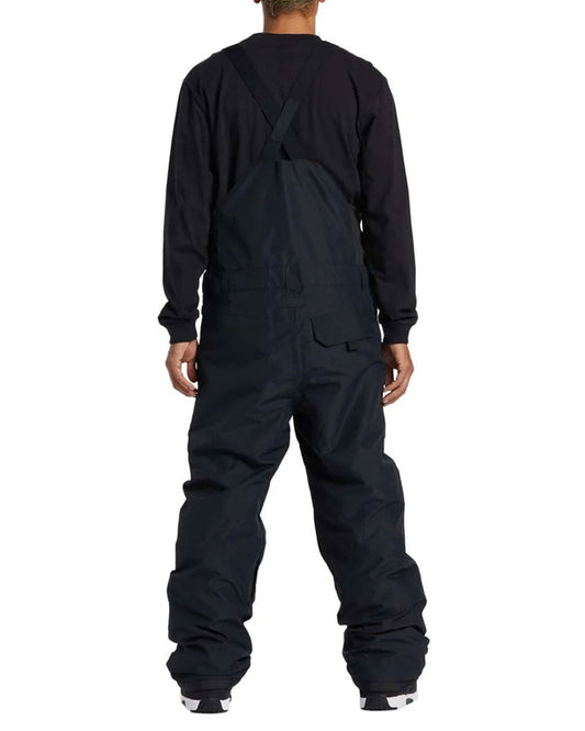 DC Shadow Technical Snow Bib Pants - Black Men's Snow Bibs - Trojan Wake Ski Snow