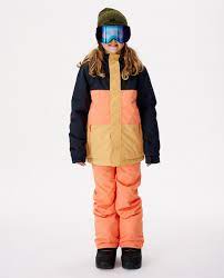 Rip Curl Olly Kids Snow Jacket - Khaki - 2023 Kids' Snow Jackets - SnowSkiersWarehouse