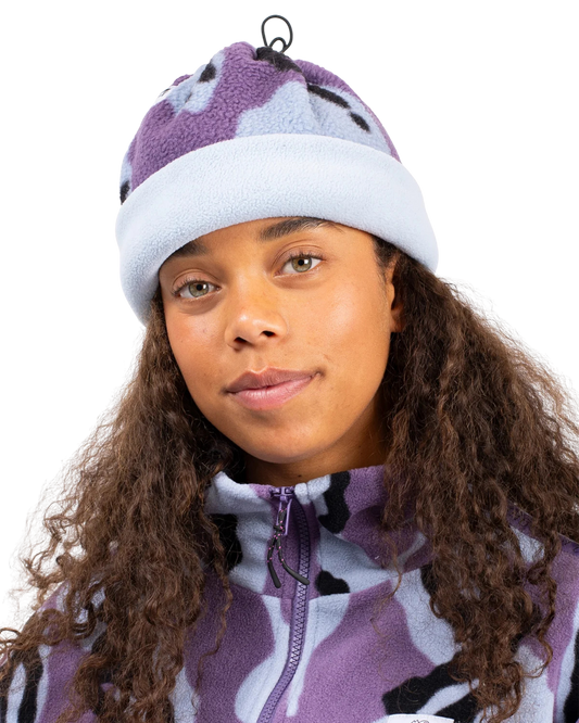 Eivy Women's Colder Beanie Neckwarmer - Purple Stray