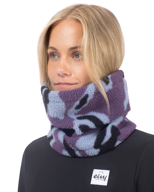 Eivy Women's Colder Beanie Neckwarmer - Purple Stray
