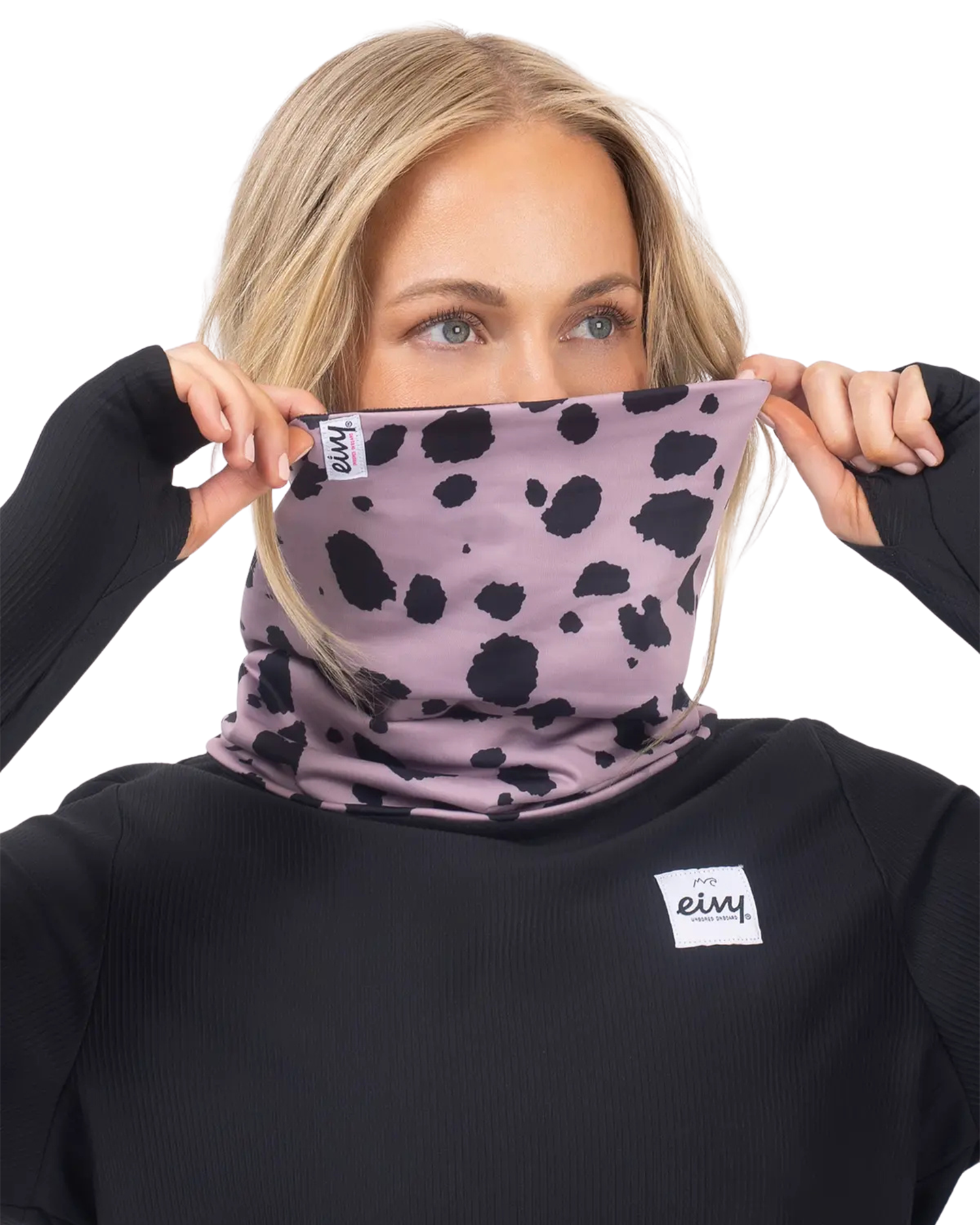 Eivy Women's Colder Neckwarmer - Woodrose Cheetah