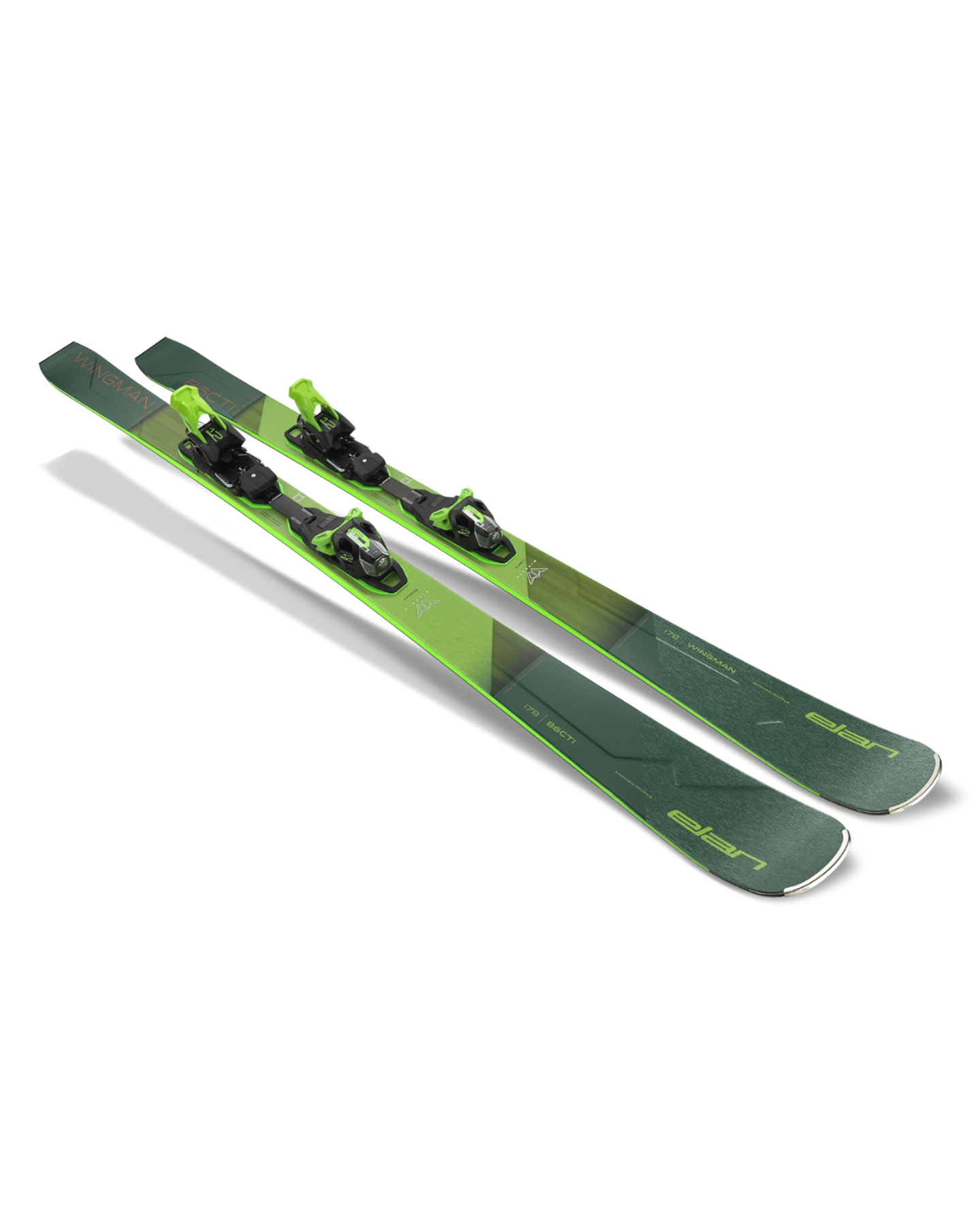 Elan Elan Wingman 86 Snow Skis W/ Emx 12 Bindings - 2025 (178) Snow Skis - Trojan Wake Ski Snow