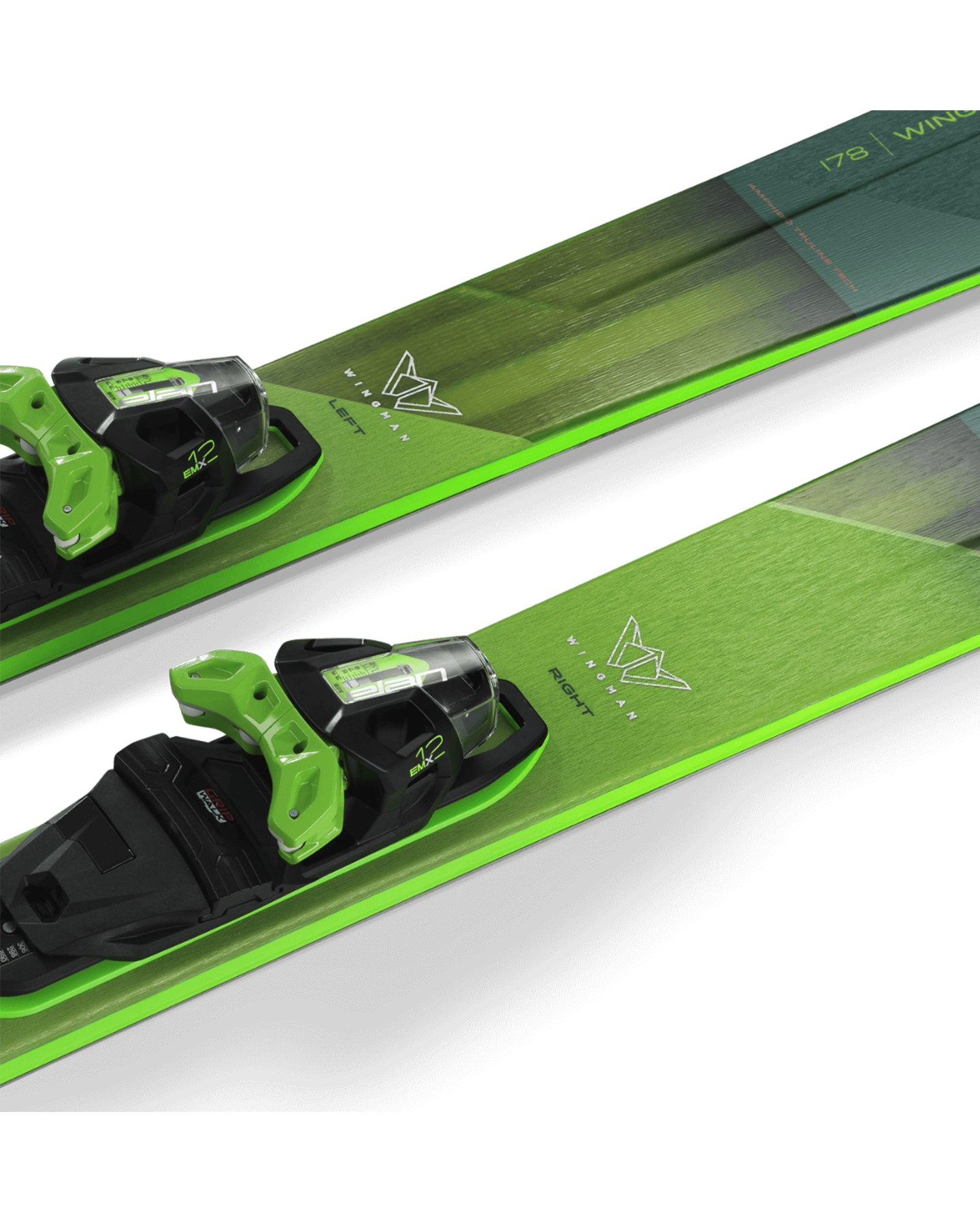 Elan Elan Wingman 86 Snow Skis W/ Emx 12 Bindings - 2025 (178) Snow Skis - Trojan Wake Ski Snow
