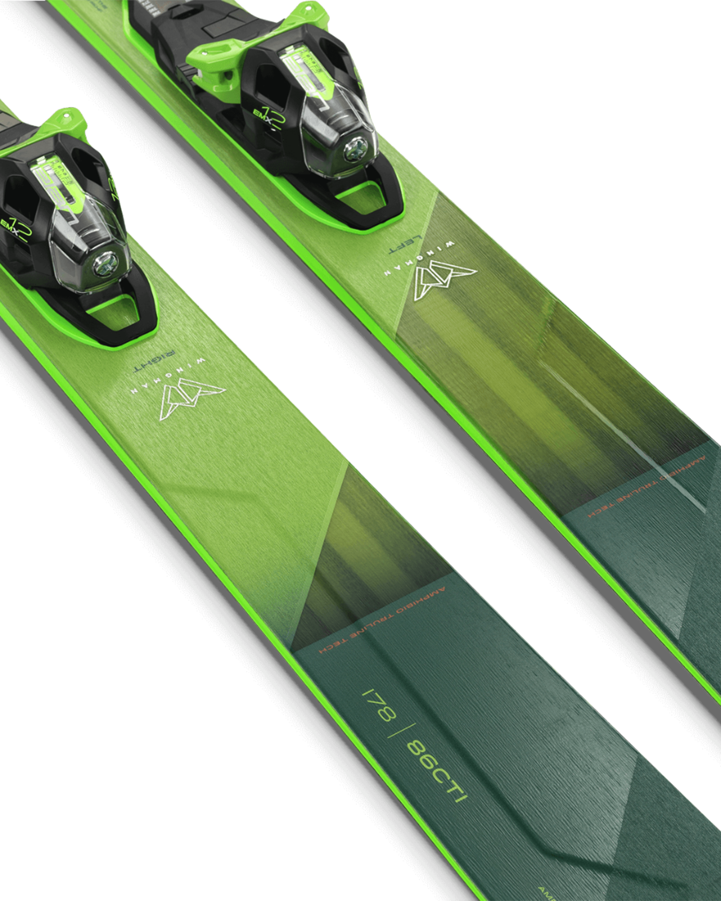 Elan Elan Wingman 86 Snow Skis W/ Emx 12 Bindings - 2025 (178) Snow Skis - Trojan Wake Ski Snow