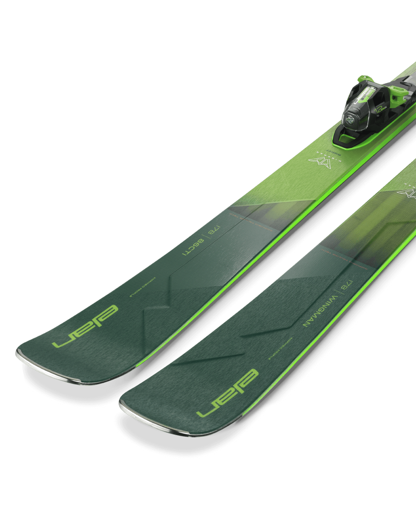 Elan Elan Wingman 86 Snow Skis W/ Emx 12 Bindings - 2025 (178) Snow Skis - Trojan Wake Ski Snow