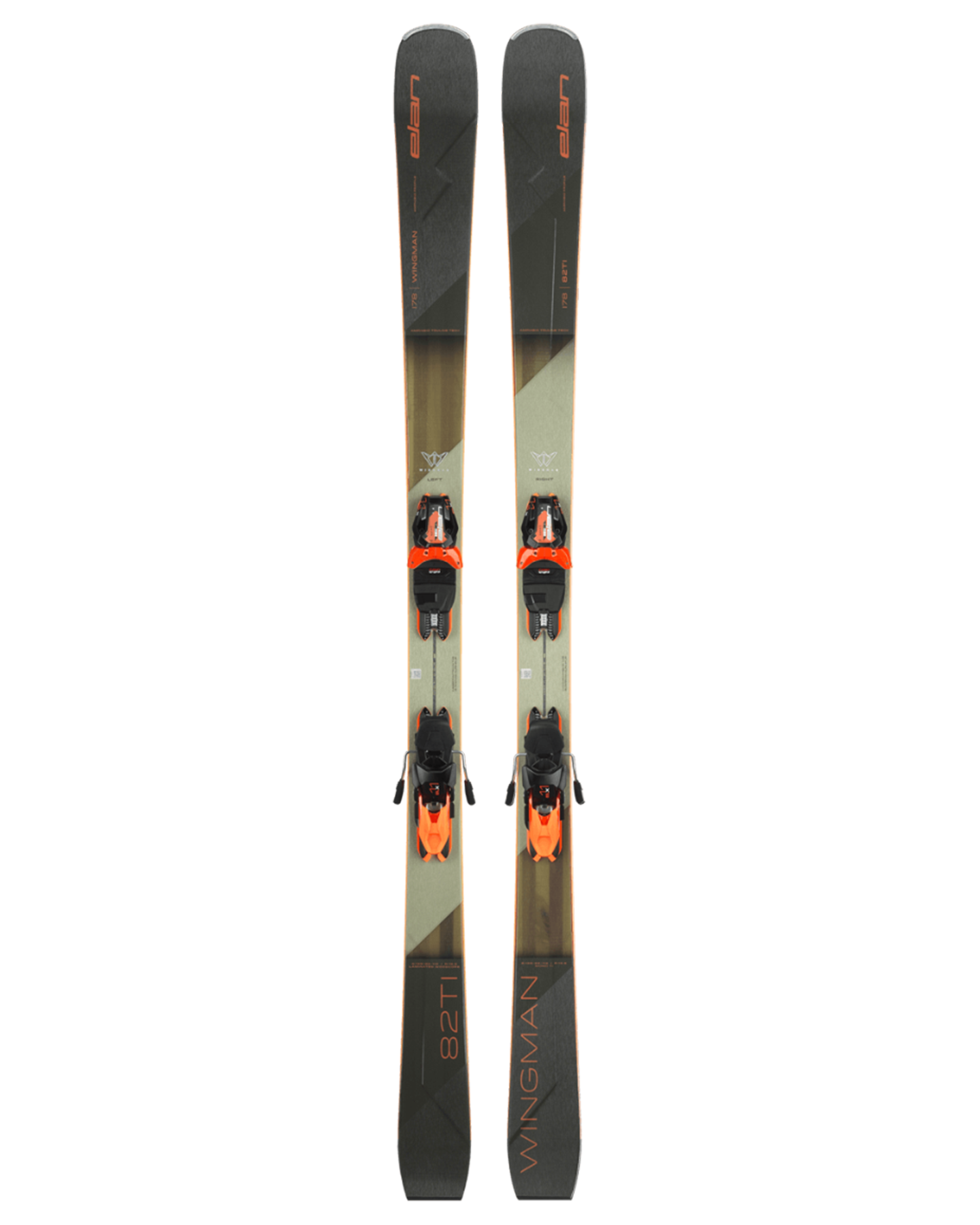 Elan Wingman '82 TI Power Shift ELX 11.0 GW Snow Skis w/Bindings - 2025 Snow Skis - Trojan Wake Ski Snow