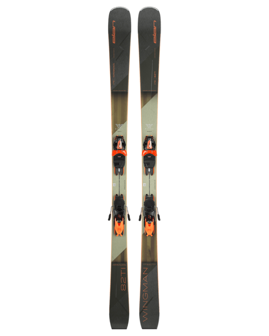 Elan Wingman '82 TI Power Shift ELX 11.0 GW Snow Skis w/Bindings - 2025 Snow Skis - Trojan Wake Ski Snow