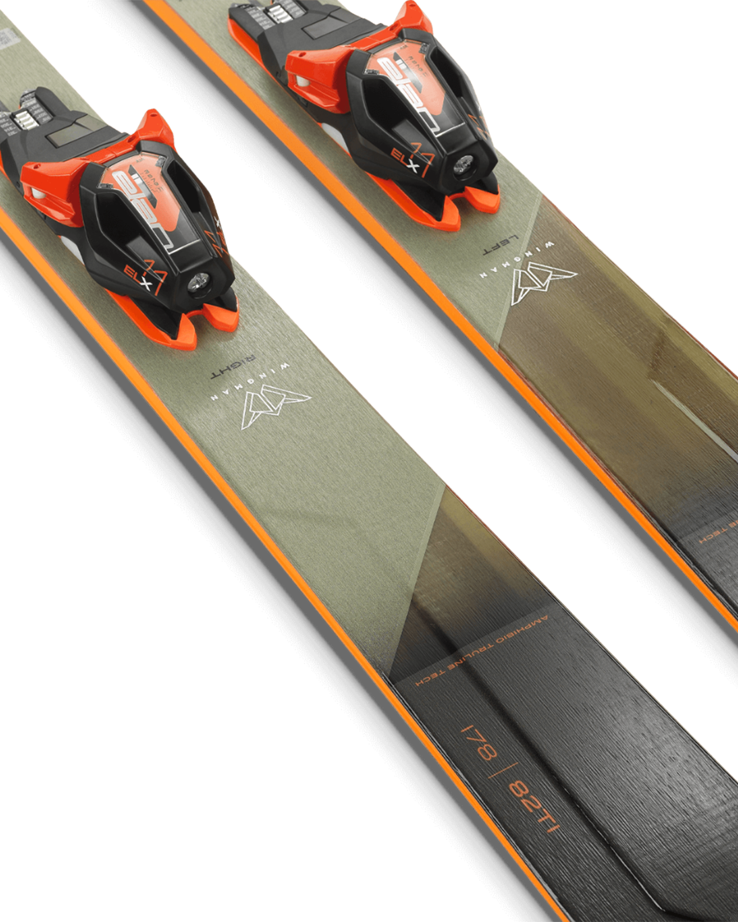 Elan Wingman '82 TI Power Shift ELX 11.0 GW Snow Skis w/Bindings - 2025 Snow Skis - Trojan Wake Ski Snow