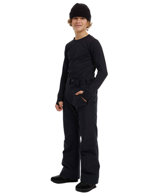 Elude No Limit Kids Pant - True Black Kids' Snow Pants - Trojan Wake Ski Snow