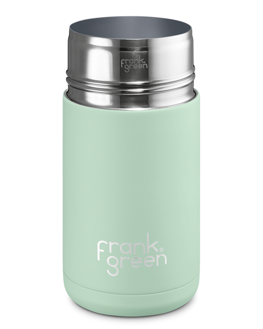 Frank Green 12Oz Ceramic Reusable Cup - Mint Gelato - 2024 Jetski Accessories - Trojan Wake Ski Snow