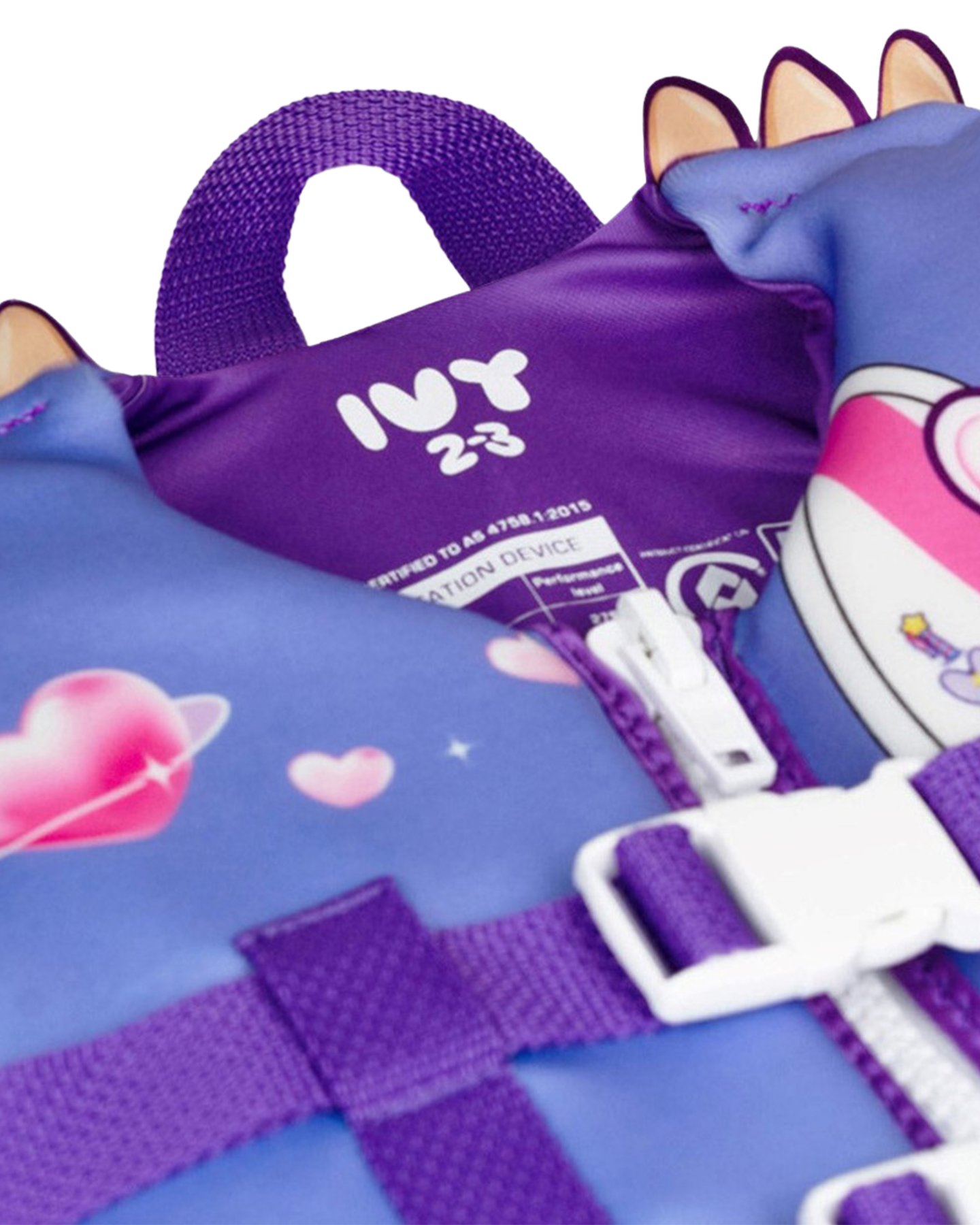 Ivy Girls' Vest W/ Collar - Twilight Sparkle Life Jackets - Trojan Wake Ski Snow