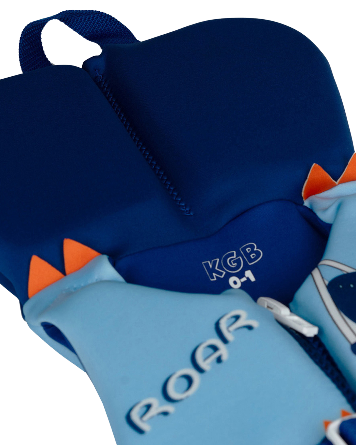 KGB Boys' Vest W/ Collar - Surfosaurus Rex Life Jackets - Trojan Wake Ski Snow
