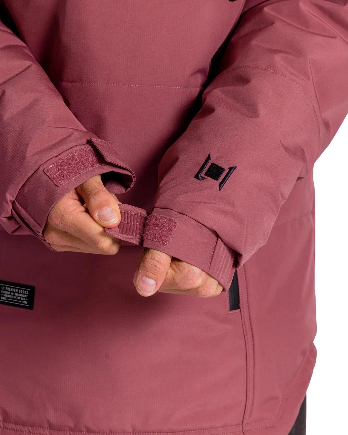 L1 Aftershock Snow Jacket - Burnt Rose Men's Snow Jackets - Trojan Wake Ski Snow