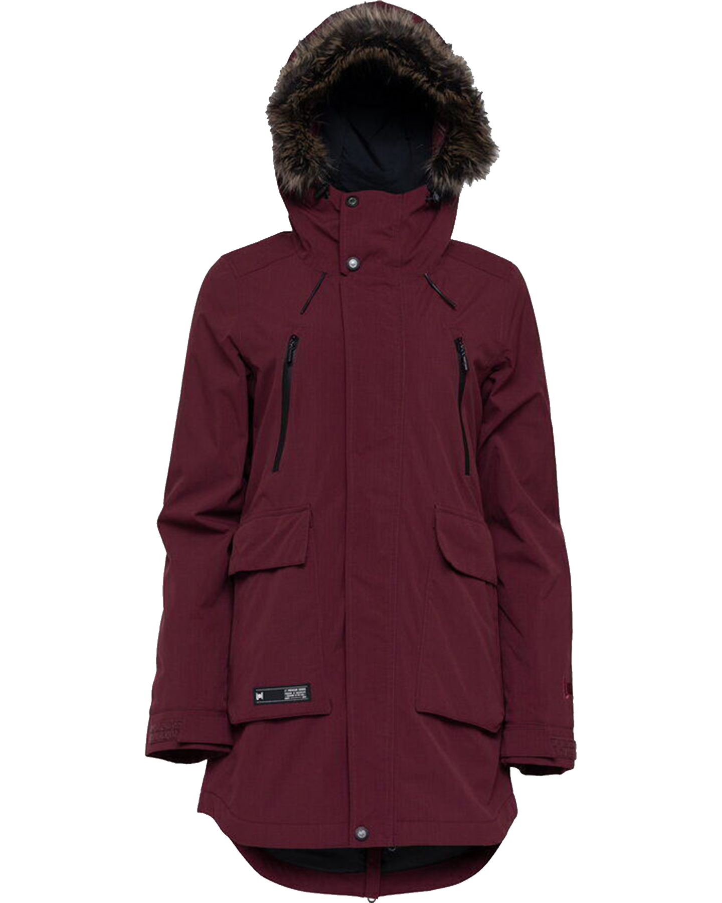 L1 Women's Fairbanks Jacket - Port - 2024 Snow Jackets - Trojan Wake Ski Snow