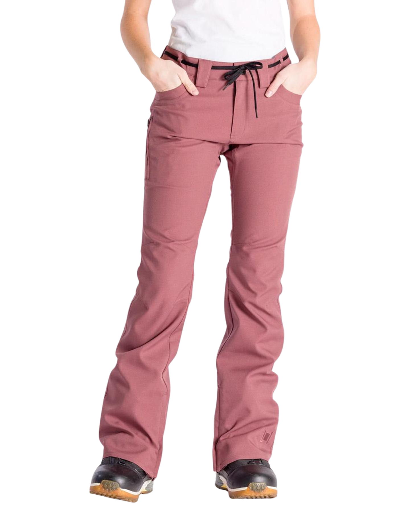 L1 Women's Heartbreaker Twill Snow Pants - Burnt Rose Women's Snow Pants - Trojan Wake Ski Snow
