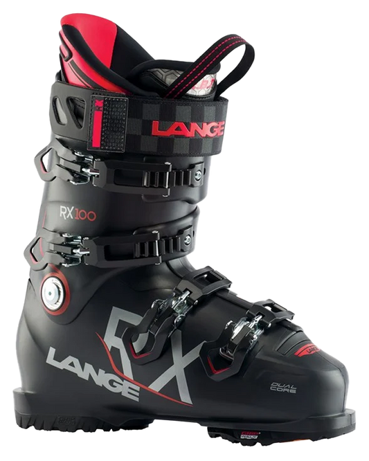 Lange RX 100 Gripwalk All Mountain Ski Boots  - Black / Red - 2023 Snow Ski Boots - Trojan Wake Ski Snow