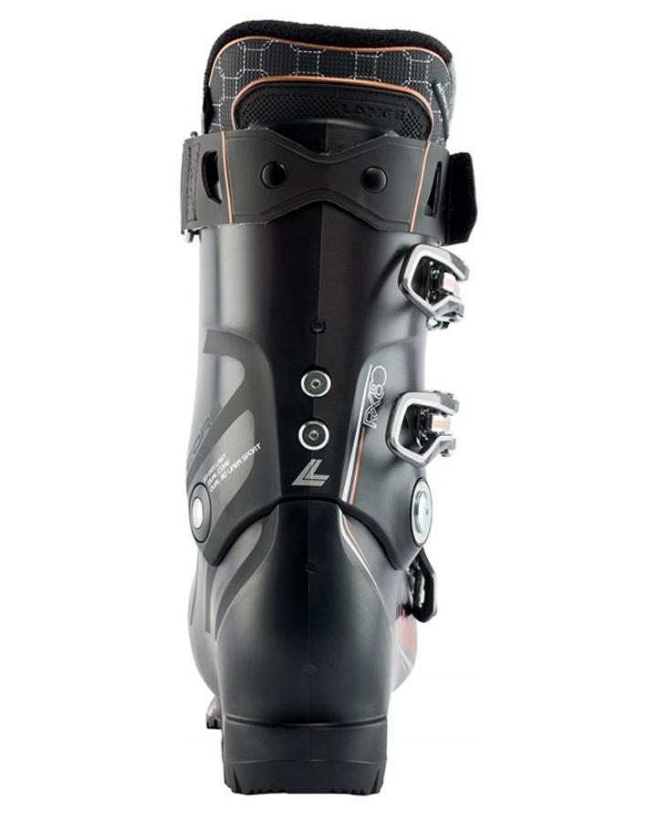 Lange RX 80 Grip Walk Womens All Mountain Ski Boots  - Black - 2023 Snow Ski Boots - Trojan Wake Ski Snow