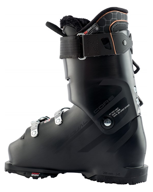 Lange RX 80 Grip Walk Women's All Mountain Ski Boots - Black - 2023 Snow Ski Boots - Trojan Wake Ski Snow