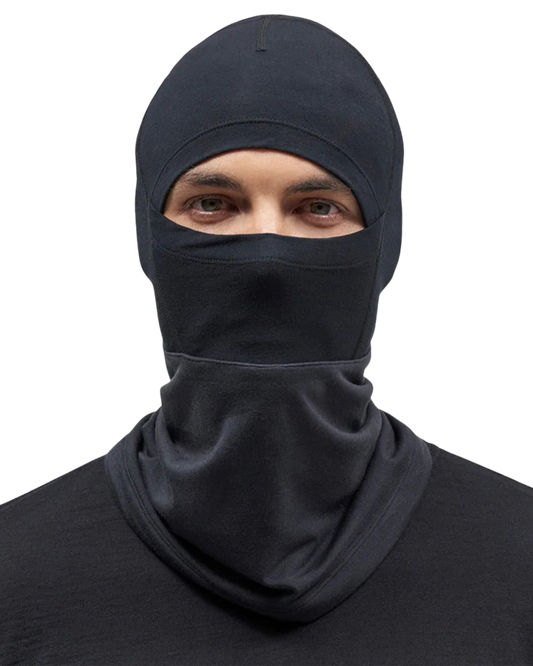 Le Bent Double Up Midweight Balaclava - Black / Dark Cloud Neck Warmers & Face Masks - Trojan Wake Ski Snow