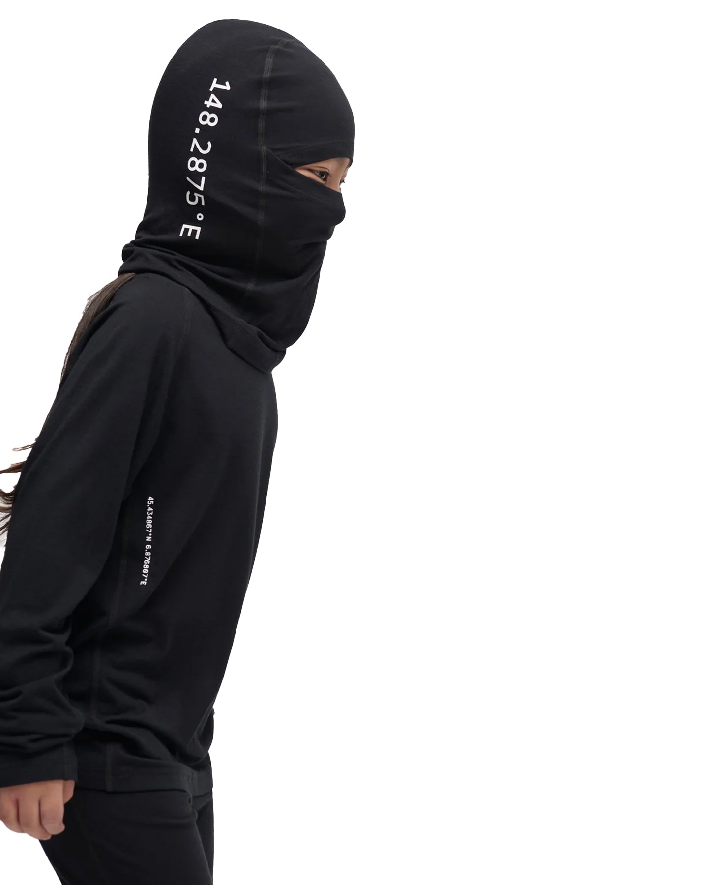 Le Bent Kids' Core Midweight Balaclava  - Black Neck Warmers & Face Masks - SnowSkiersWarehouse