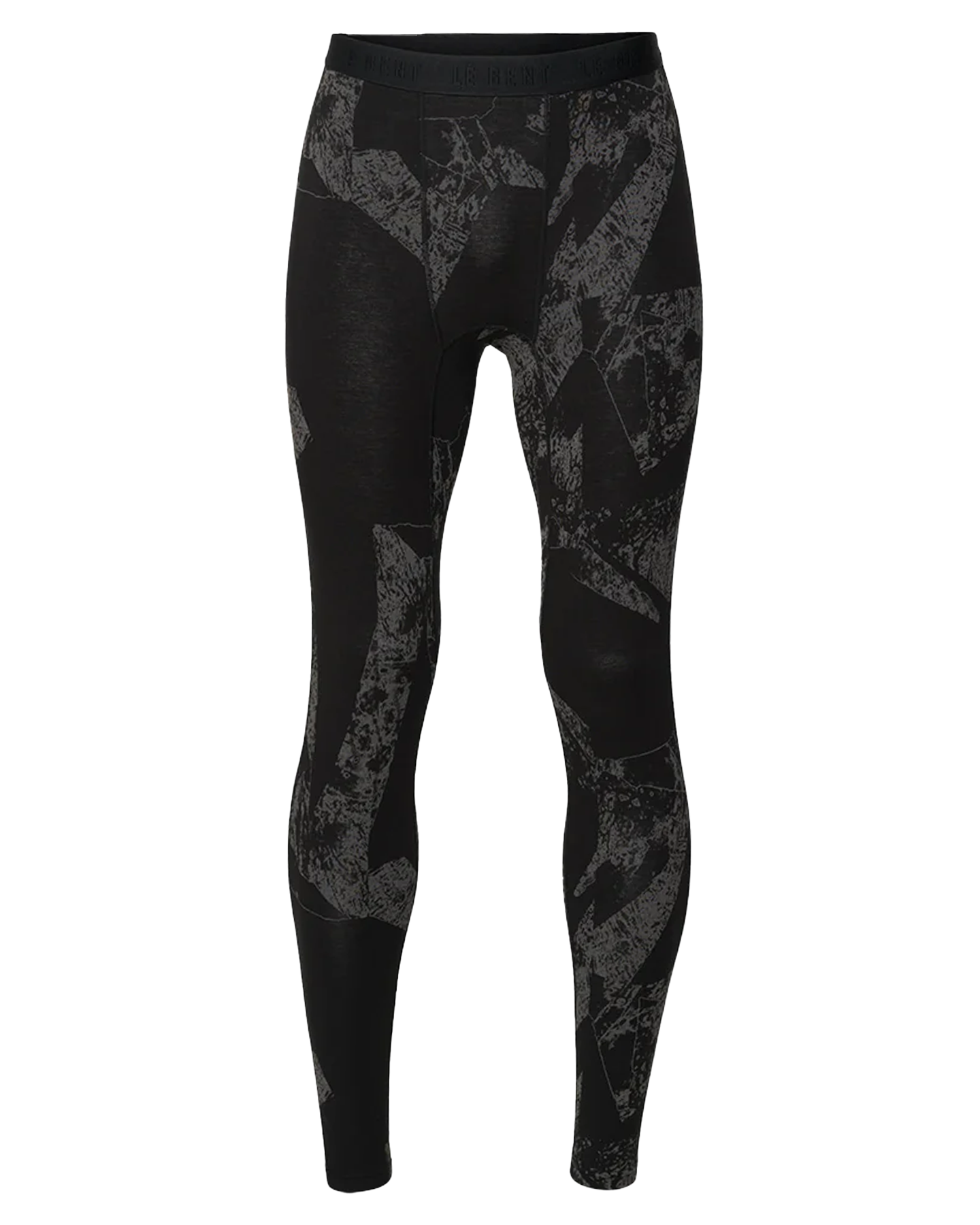 Le Bent Men's Fractal Lightweight Bottom - Black Thermals - Trojan Wake Ski Snow