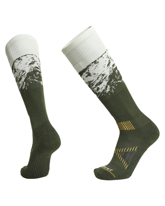 Le Bent Sammy Carlson Pro Series Light Cushion Socks - Kombu Green Socks - SnowSkiersWarehouse