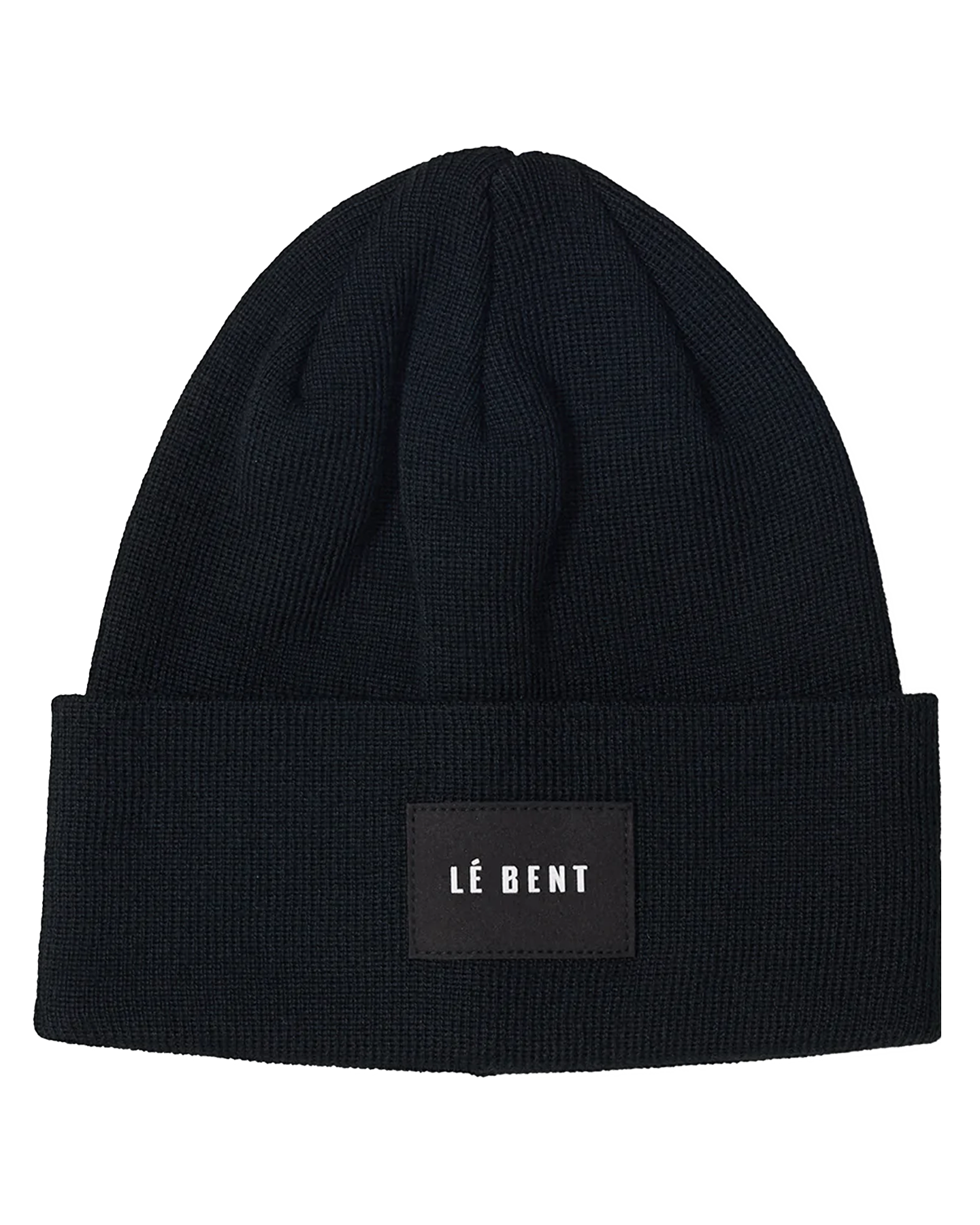 Le Bent The Staple Mid Profile Beanie - Black Beanies - Trojan Wake Ski Snow