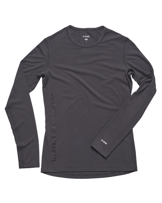 Le Bent Women's Core Midweight Crew Women's Thermal Tops - Trojan Wake Ski Snow