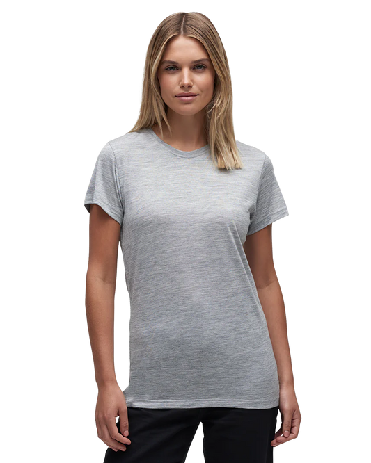 Le Bent Women's Ultralight Short Sleeve Tee - Heather Grey Women's S/S Tees - Trojan Wake Ski Snow