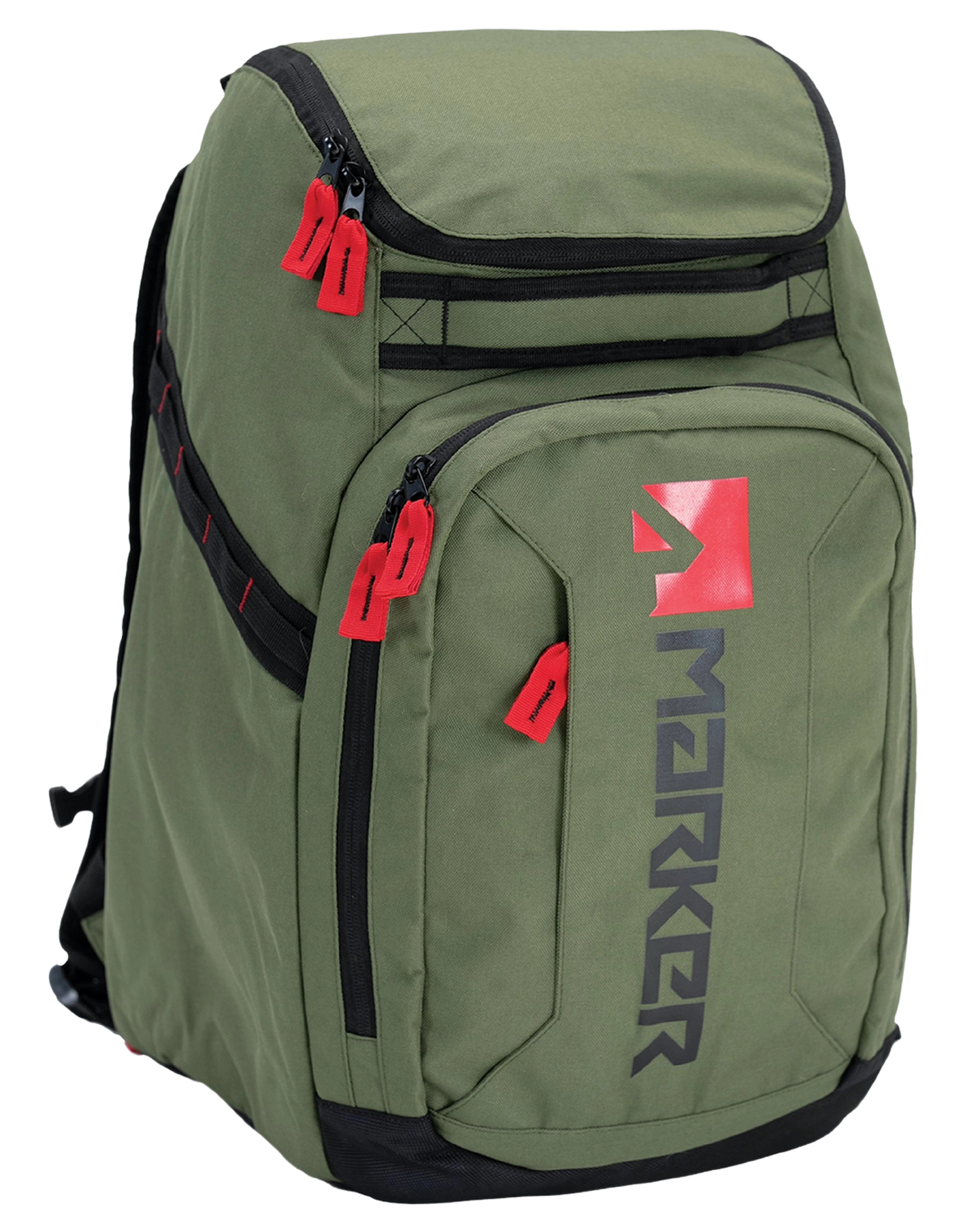 Marker Access Boot Backpack - Green - 2024 Ski Boot Bags - Trojan Wake Ski Snow