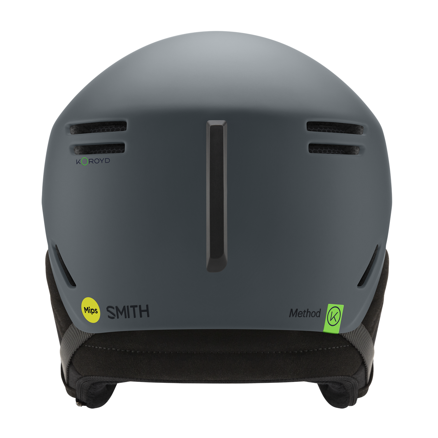 Smith Method MIPS - Matte Slate Men's Snow Helmets - Trojan Wake Ski Snow