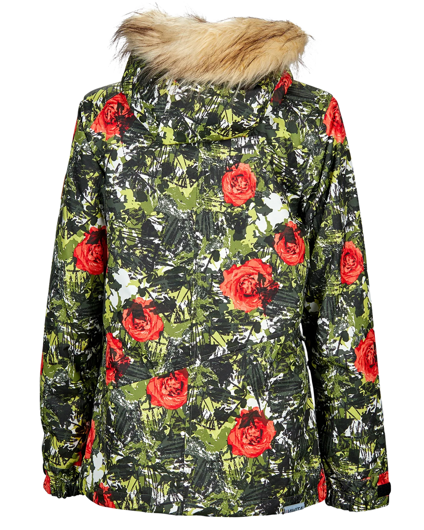 Nikita Girls Hawthorne Jacket - Camo Pop Peri Kids' Snow Jackets - Trojan Wake Ski Snow