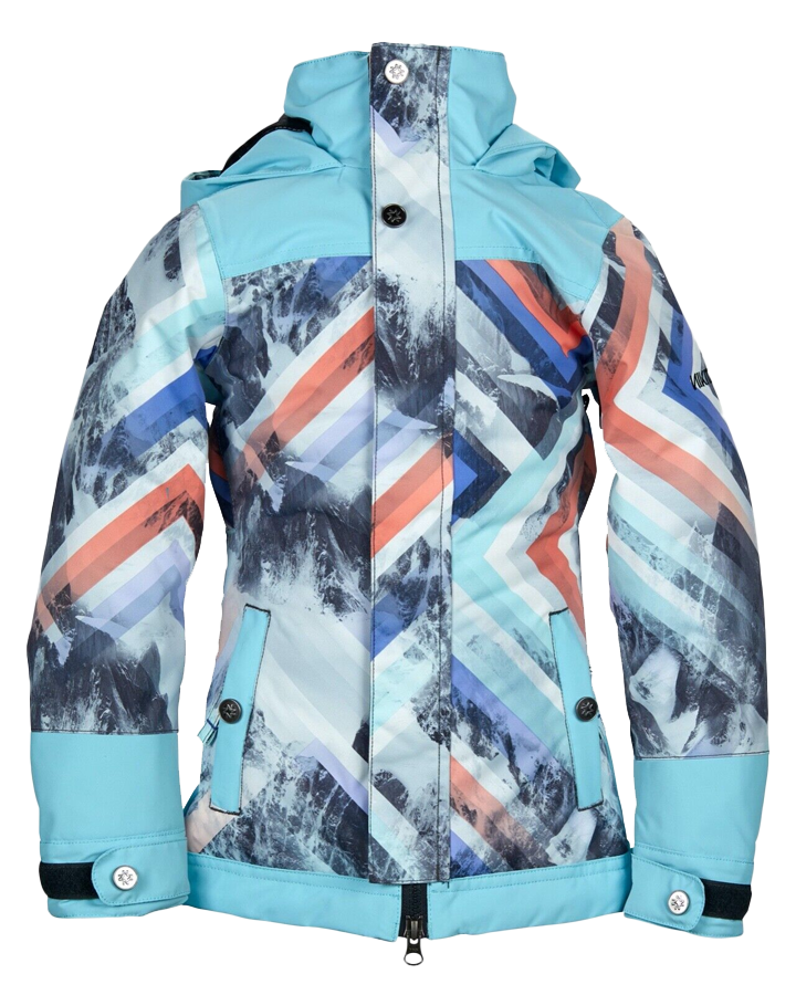 Nikita Girls Magnolia Jacket - Geo Storm/Caribean Snow Jackets - Trojan Wake Ski Snow