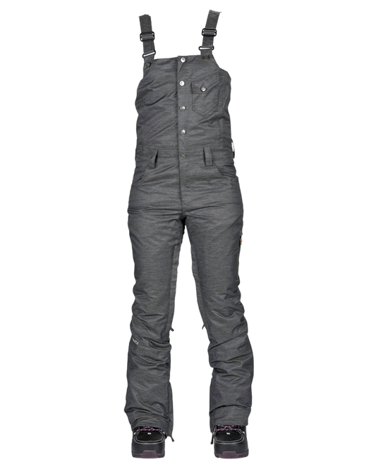 Nikita Women's Evergreen Denim Bib - Black Women's Snow Bibs - Trojan Wake Ski Snow