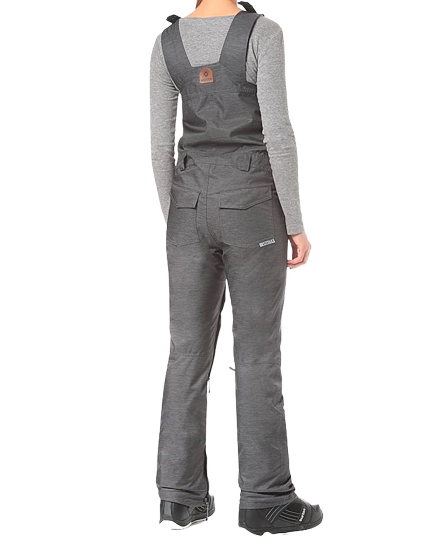 Nikita Women's Evergreen Denim Bib - Black Women's Snow Bibs - Trojan Wake Ski Snow