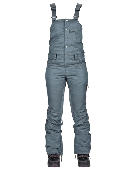 Nikita Women's Evergreen Denim Bib - Blue Women's Snow Bibs - Trojan Wake Ski Snow