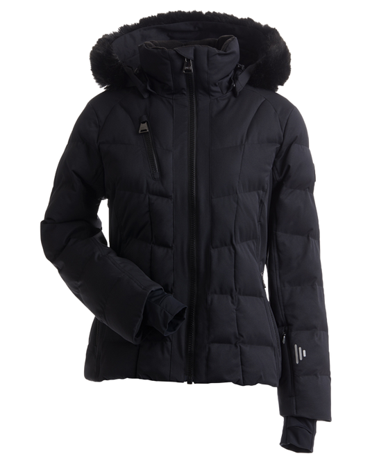 Nils Women's Megeve Faux Fur Snow Jacket Snow Jackets - Trojan Wake Ski Snow