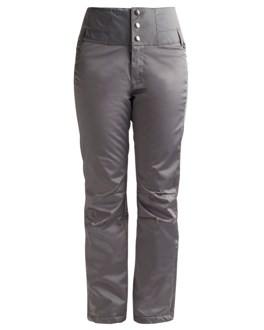 Nils Women's Palisades Metallic High Waisted Snow Pants - Graphite Women's Snow Pants - Trojan Wake Ski Snow