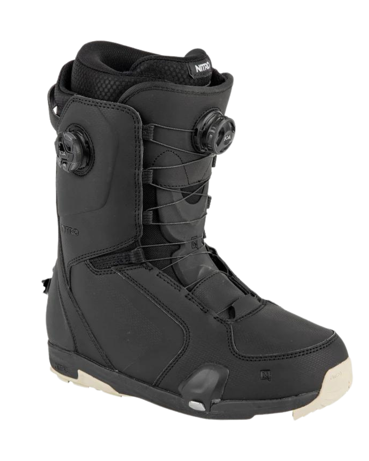 Nitro Darkseid Step On Boa Snowboard Boots - Black - 2024 Snowboard Boots - Trojan Wake Ski Snow